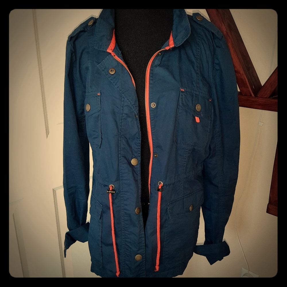 Navy blue utility jacket